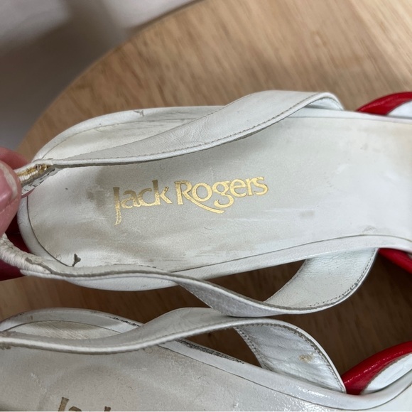 Vintage Leather Jack Rogers Wedge - Picture 4 of 10